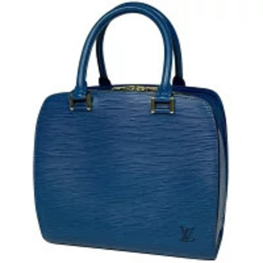 Louis Vuitton Pont Neuf Handbag Epi Leather Toledo Blue